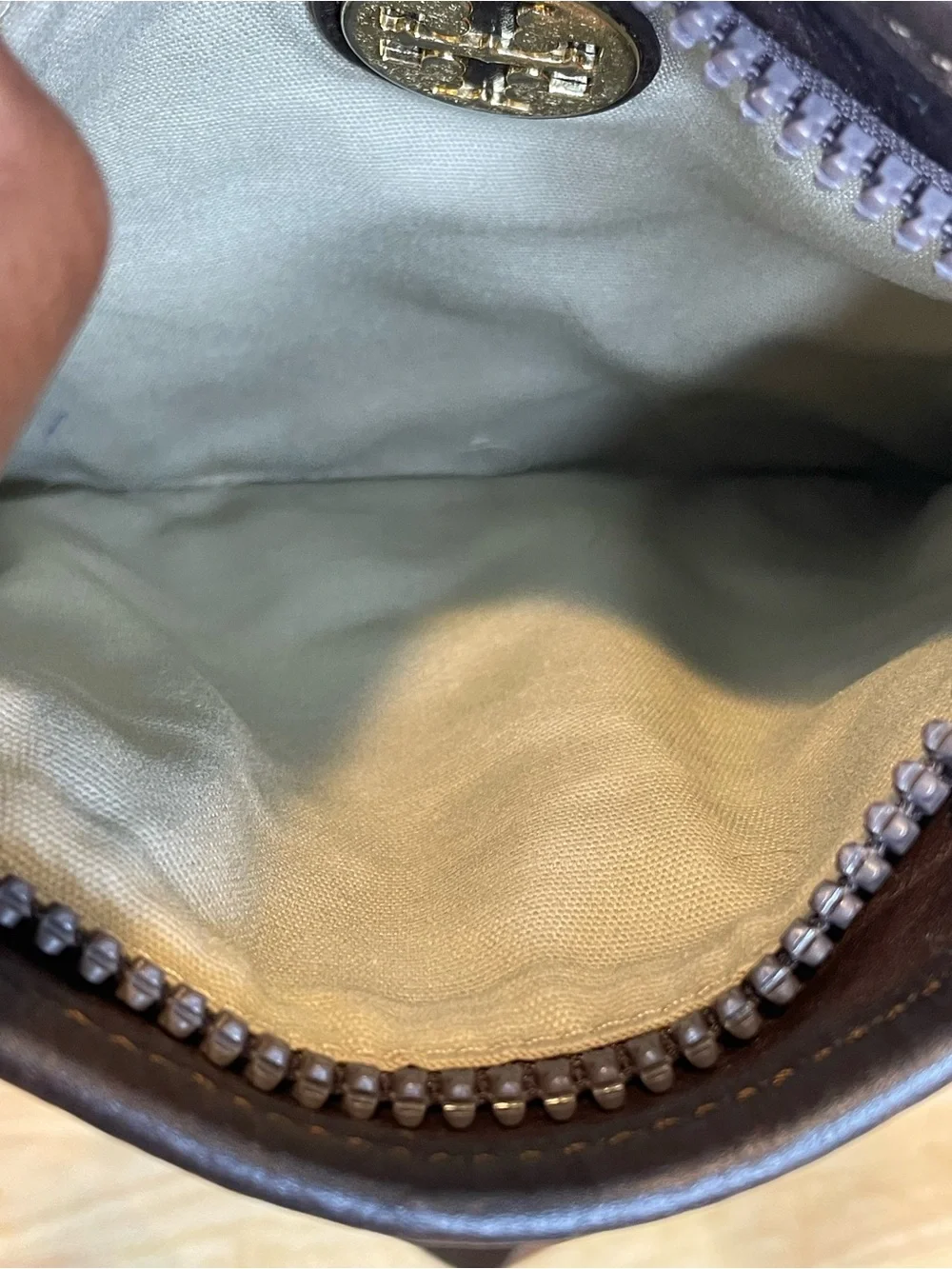 Tory Burch compact leopard